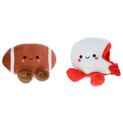 Better Together Football and Helmet Magnetic Plush Pair, 5" H