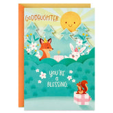 You're a Wonderful Blessing Pop-Up Birthday Card for Goddaughter