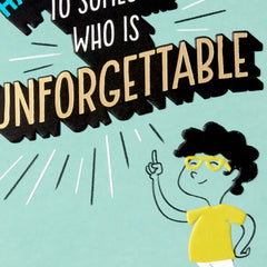 You're Unforgettable Funny Pop-Up Birthday Card