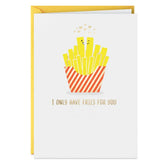 Only Have Fries for You Funny Romantic Love Card