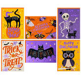 Season's Creepings Assorted Blank Halloween Cards, Pack of 24