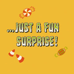 Just a Fun Surprise Money Holder Halloween Card