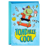 Toadally Cool Skateboard Birthday Card