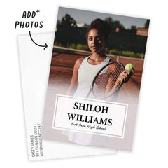 Minimalist Full-Bleed Photo Graduation Announcement