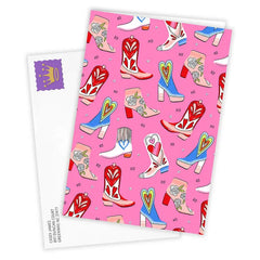 Fun Cowboy Boots Custom Card
