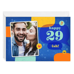 Fun Designs and Icons Custom Birthday Card
