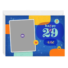 Fun Designs and Icons Custom Birthday Card