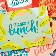 Fun Foods Thank-You Note Cards, Pack of 36