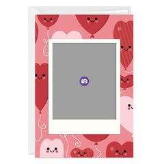 Fun Heart Balloons Custom Love Card