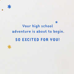 Your Adventure Is About to Begin Junior High Graduation Card