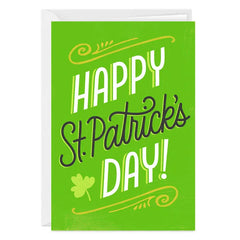 Luck That Runs Over Custom St. Patrick's Day Card
