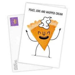 Fun Pumpkin Pie Custom Thanksgiving Card