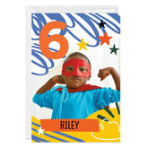 Fun Squiggles Custom Birthday Card
