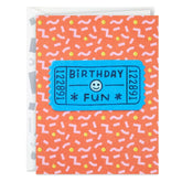 Fun Ticket Birthday Card