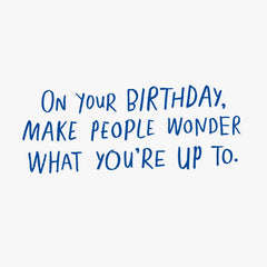 With Extra Meat Funny Birthday Card for Adult