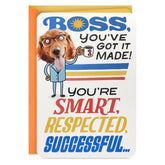 You've Got It Made Funny Pop-Up Boss's Day Card