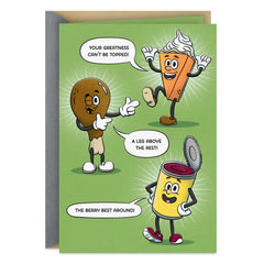 You're the Berry Best Funny Thanksgiving Card