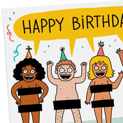 Have You Heard the Nudes Funny Birthday Card