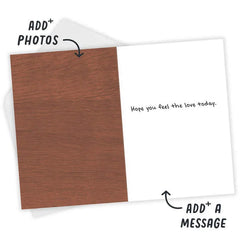 Feel the Love Today Funny Custom Card