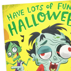 Don't Lose Your Head, Zombie Pop-Up Halloween Card