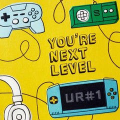 Video Game Controllers Blank Notes, Pack of 10