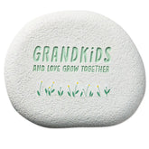 Grandkids and Love Garden Stone