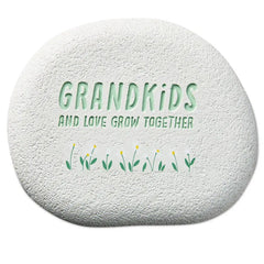 Grandkids and Love Garden Stone