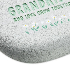 Grandkids and Love Garden Stone