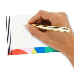 Colorful, Abstract Border Flat Blank Notes, Pack of 10