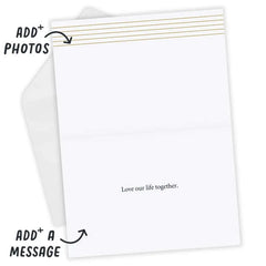To My Husband Custom Love Card