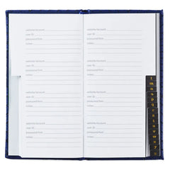 Geometric Navy Password Keeper