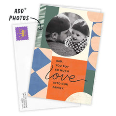 You Put Love In Our Family Custom Father's Day Card