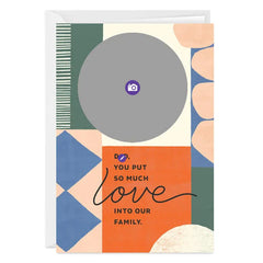 You Put Love In Our Family Custom Father's Day Card