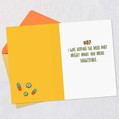 Rest, Meds and Money Funny Get Well Card