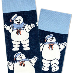 Ghostbusters Stay Puft Marshmallow Man Novelty Crew Socks
