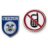 Gilmore Girls Chilton and No Cell Phone Signs Enamel Pins, Set of 2