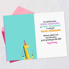 Your Name Says It All Birthday Card for Great-Grandma