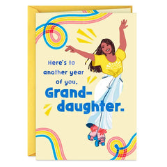 Here's to the Beautiful Way You Live Birthday Card for Granddaughter