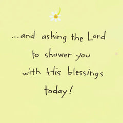 Showers of Blessings Religious Thinking of You Card
