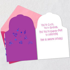 You're Super Fun to Celebrate 7th Birthday Card for Girls