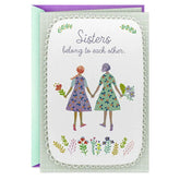 Our Hearts Keep Us Close Birthday Card for Sister