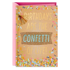 Confetti of Life Birthday Card