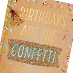 Confetti of Life Birthday Card
