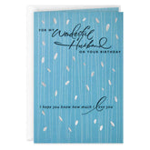 How Much I Love You Birthday Card for Husband