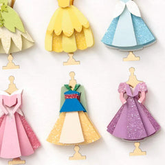 Disney Princess Dresses Blank Card