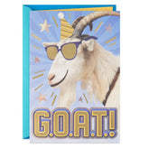 G.O.A.T. Funny Birthday Card