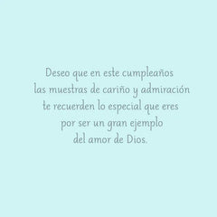 God Made You a Blessing Spanish-Language Birthday Card