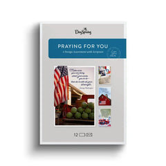 God and Country Assorted Religious Praying for You Cards, Box of 12