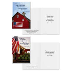 God and Country Assorted Religious Praying for You Cards, Box of 12