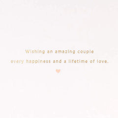 A Lifetime of Love Wedding Card for Couple